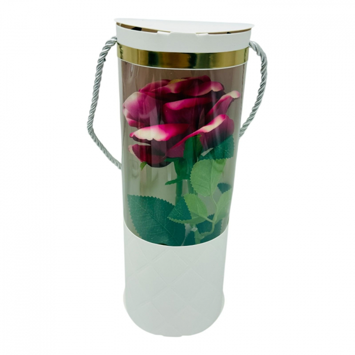 Aranjament deosebit cu Trandafir Artificial, calitate superioara, culori combinate, 27×10cm,   [9]
