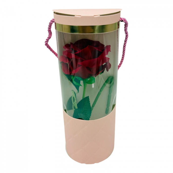 Aranjament deosebit cu Trandafir Artificial, calitate superioara, culori combinate, 27×10cm,   [7]