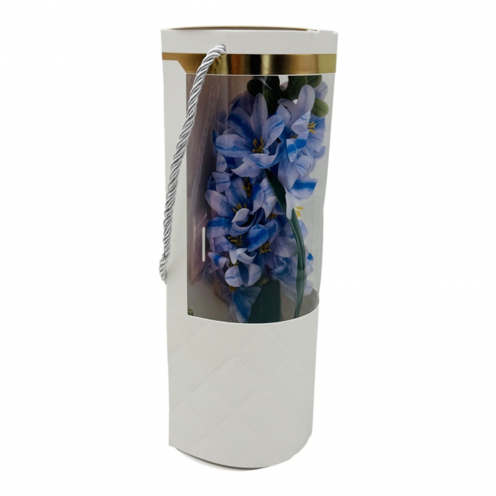 Aranjament deosebit cu Zambila Artificiala, culori combinate, calitate superioara, 27×10cm,   [8]