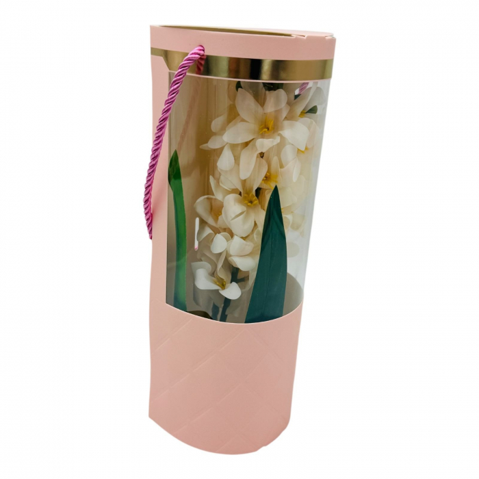 Aranjament deosebit cu Zambila Artificiala, culori combinate, calitate superioara, 27×10cm,   [12]