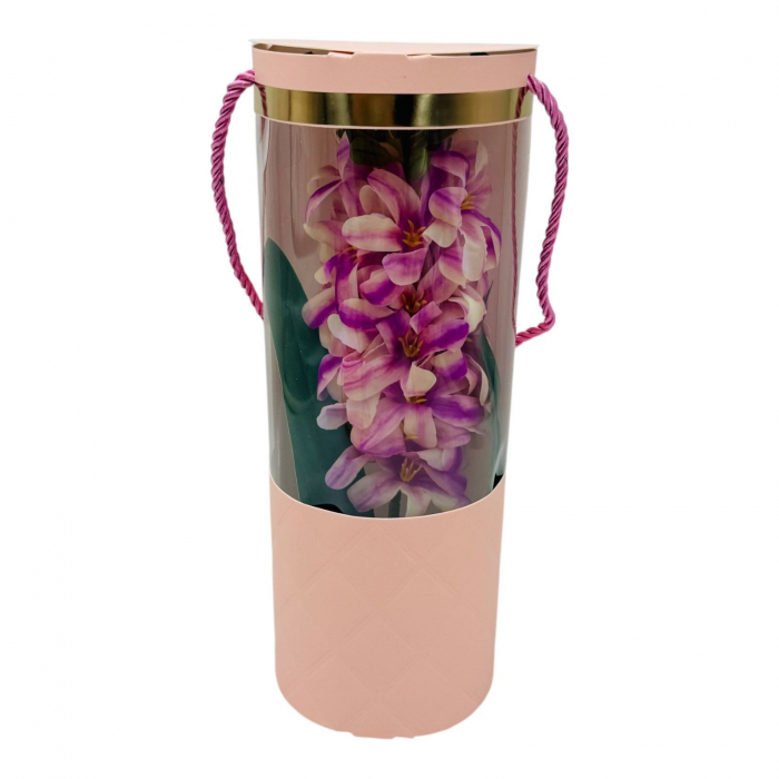 Aranjament deosebit cu Zambila Artificiala, culori combinate, calitate superioara, 27×10cm,   [10]