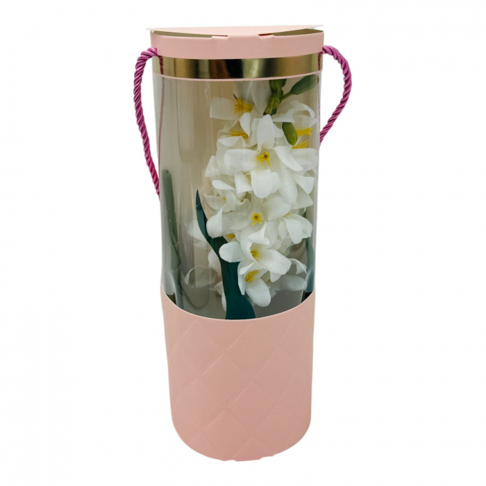 Aranjament deosebit cu Zambila Artificiala, culori combinate, calitate superioara, 27×10cm,   [7]