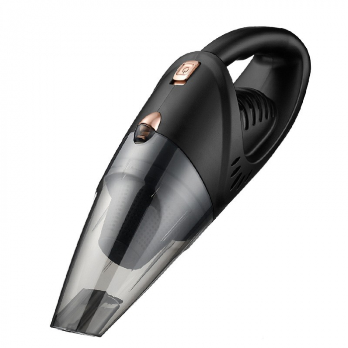 Aspirator Auto, , pentru interiorul Automobilului, putere Turbo, alimentare DC 12 V, 42 x 14 cm, Negru [1]