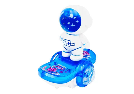 Astronaut pe skateboard, cu sunete si lumini, Scooter Space, 16×14.5×13.5cm, +3ani,   [1]