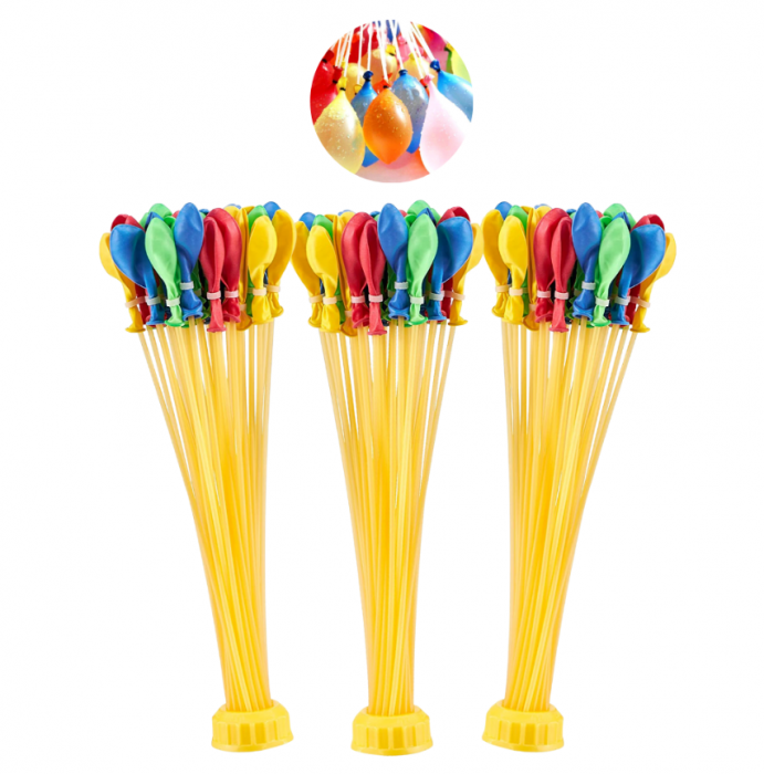 Baloane apa cu autoinchidere, 111 buc/set, umplere rapida, Happy Baby Balloons,  [2]