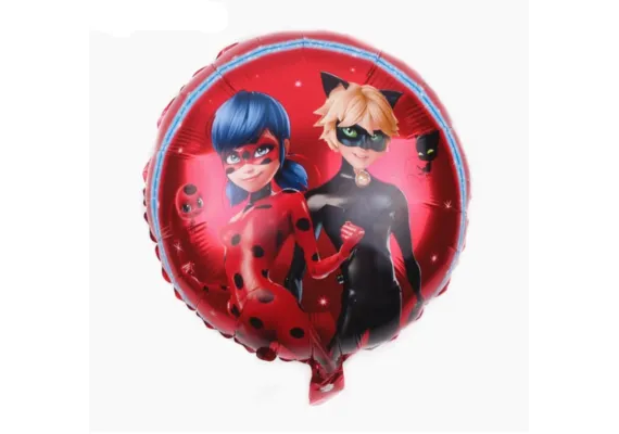  Balon din folie metalizata, figurine animate, cu bat pentru sustinere, 44.5×50cm [1]