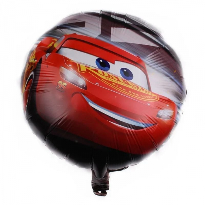 Balon folie metalizata 44.5x50cm cu figurine animate si bat pentru sustinere – ideal pentru petreceri,  [2]