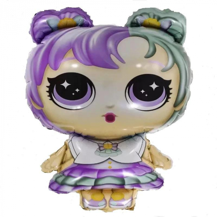 Balon Folie Metalizata Figurina Animata – 71cm – Cu Bat pentru Sustinere – Ideal pentru Decor Petreceri,  [2]