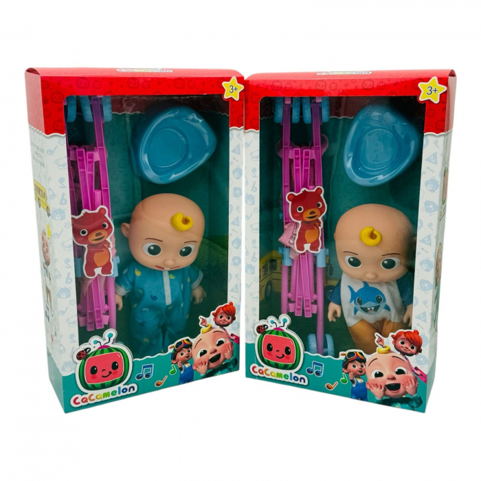 Bebeluș Adorabil cu Oliță și Cărucior – Jucărie Interactivă 38.5x23.5 cm – Perfect pentru Joacă și Învățare  [4]