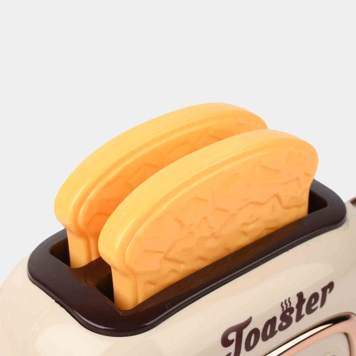 Prajitor de paine de jucarie cu efect POP-UP – 2 felii incluse, buton selector, 3+ ani, Home Appliance, 20x16x9cm [3]
