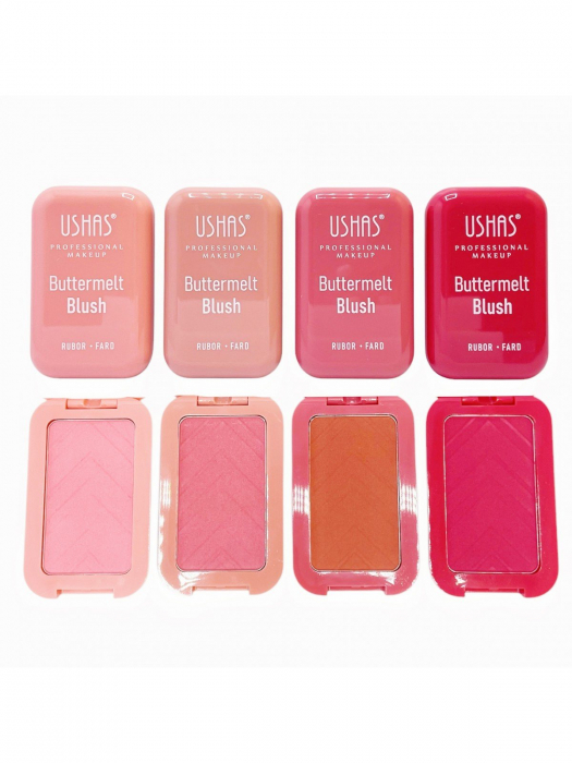 Blush Buttermelt USHAS Rubor Fard 4.5g – Textură Mătăsoasă și Culoare Delicată  [2]