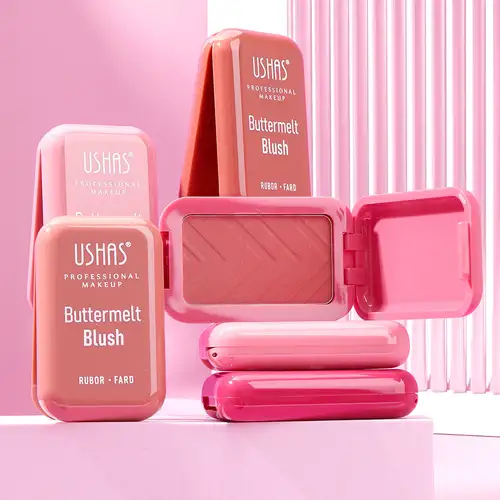Blush Buttermelt USHAS Rubor Fard 4.5g – Textură Mătăsoasă și Culoare Delicată  [2]