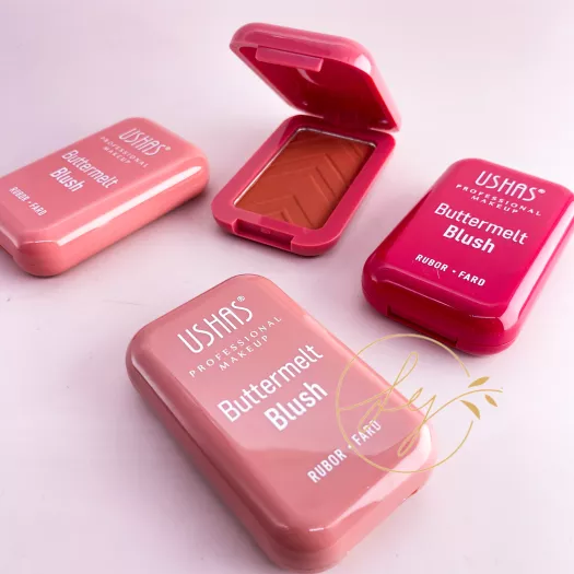 Blush Buttermelt USHAS Rubor Fard 4.5g – Textură Mătăsoasă și Culoare Delicată  [3]