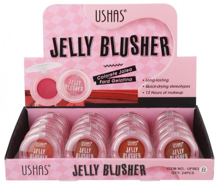 Blush Jelly USHAS 4.8g – Textură Gelatină și Culoare Naturală  [2]