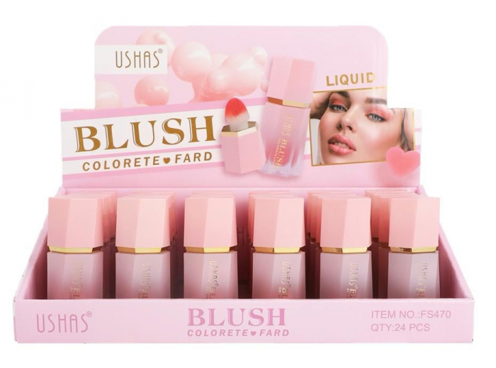 Blush Lichid USHAS Liquid Blush 4.7g – Culoare Intensă și Efect Natural  [3]