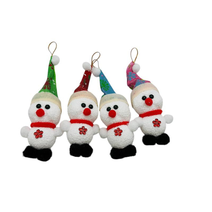 Set 12 decoratiuni Craciun oameni de zapada – de agatat, culori mixte – pentru brad, coronite si ghirlande [2]