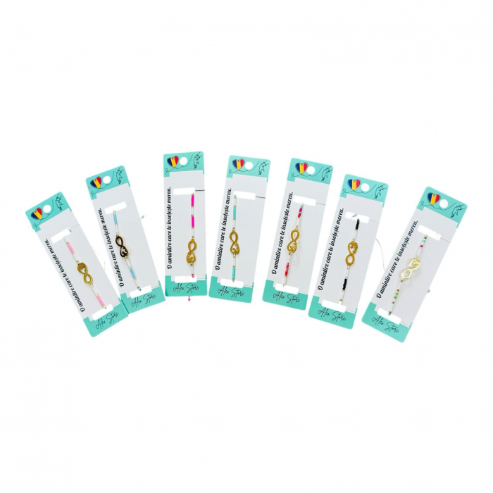 Bratara aurie cu simbol infinit – cadoul perfect care exprima dragoste, echilibru si legatura eterna,  [2]