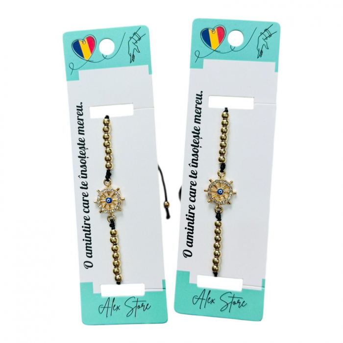 Bratara cu design marin din inox – accesoriu elegant si rezistent cu simboluri maritime  [2]