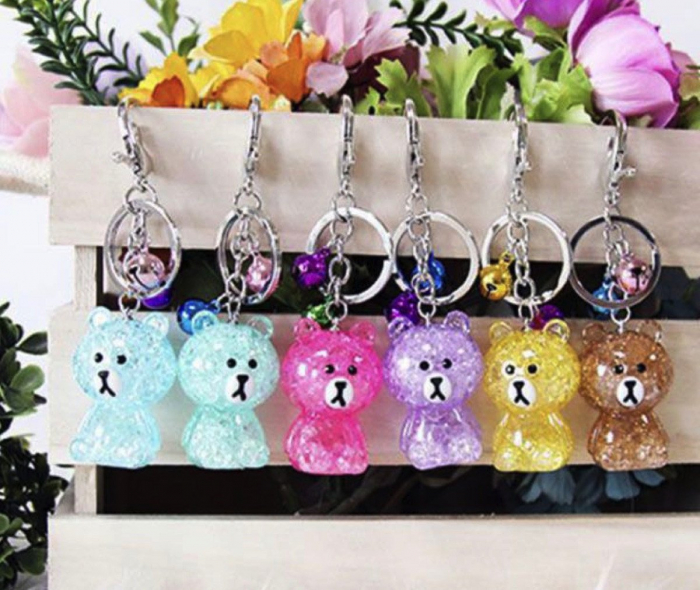 Breloc Accesoriu cu figurina Ursulet Adorabil, diverse culori,   [3]