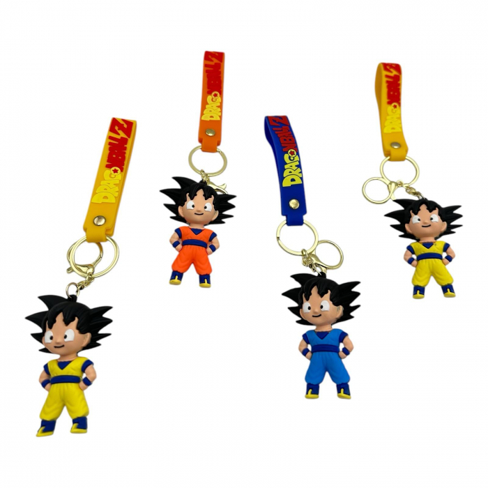 Breloc cu figurina din silicon – accesoriu colorat si jucaus cu detalii decorative, calitate superioara,  [2]