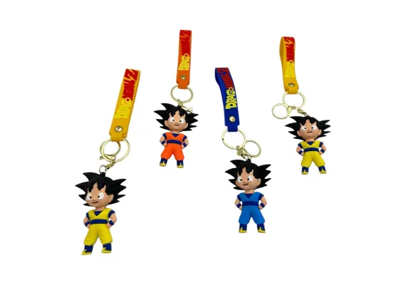 Breloc cu figurina din silicon – accesoriu colorat si jucaus cu detalii decorative, calitate superioara,  [1]