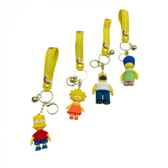 Breloc de Tip Figurina Multicolora Din Silicon – Accesoriu Vesel Si Creativ, Calitate Superioara,  [2]