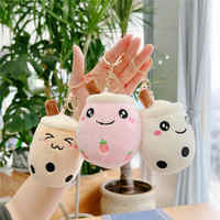 Breloc din Plus Bubble Tea dragalas, expresii diverse, multicolor, 10cm,  [2]