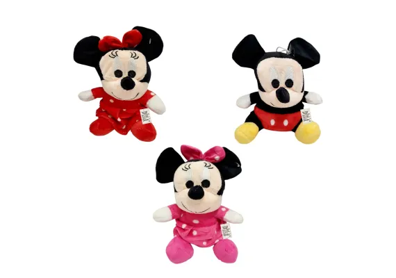 Breloc din plus Soricica/Soricel, amuzant, dragalas, colorat, 14cm,  [1]