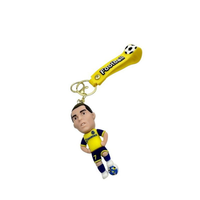Breloc figurina multicolor din plastic silicon – accesoriu vesel si durabil pentru chei sau ghiozdan,  [5]