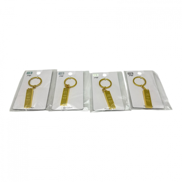 Breloc lingou auriu – Accesoriu elegant si stralucitor pentru chei, stil luxos, calitate superioara,  [4]