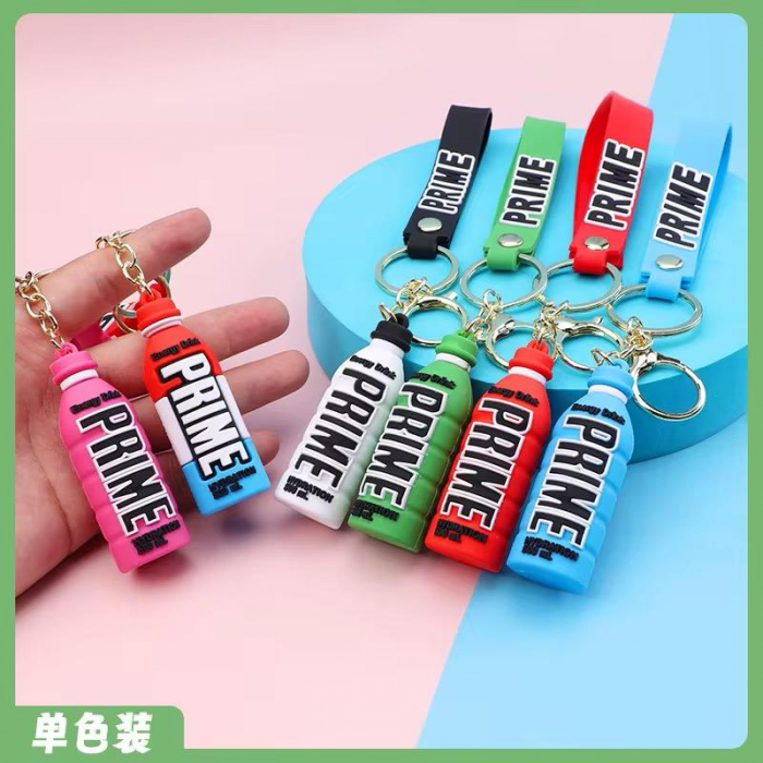 Breloc Sticla 3D Colorata din Silicon – Accesoriu Amuzant pentru Chei, Ghiozdan sau Rucsac,  [4]