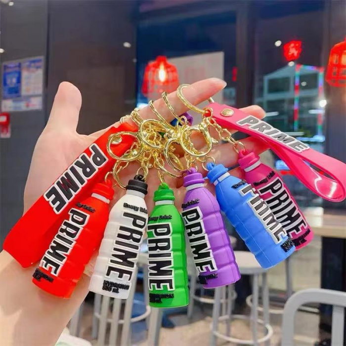 Breloc Sticla 3D Colorata din Silicon – Accesoriu Amuzant pentru Chei, Ghiozdan sau Rucsac,  [3]