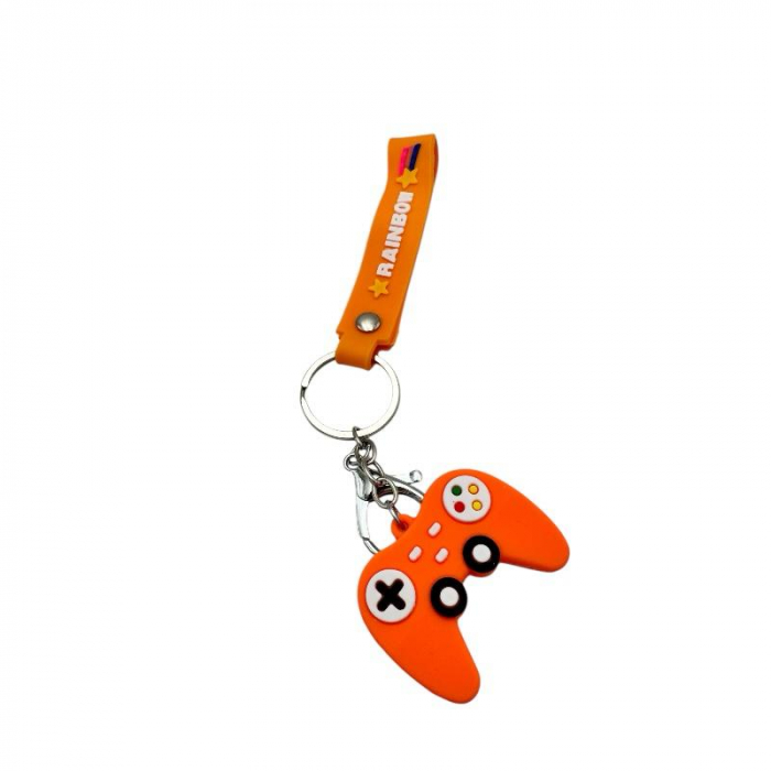 Breloc tip Consola din Silicon – Accesoriu jucaus si durabil pentru chei sau ghiozdan, calitate superioara,  [6]