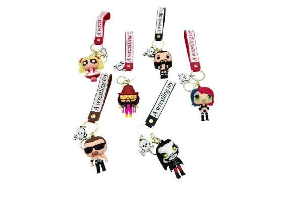 Breloc Tip Figurina Multicolora Din Silicon – Accesoriu Jucaus Pentru Chei Si Ghiozdan, calitate superioara,  [1]