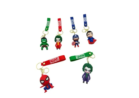 Breloc Tip Figurina Multicolora Din Silicon – Accesoriu Vesel Pentru Chei Si Ghiozdan, Calitate Superioara,  [1]