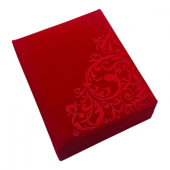 Brosa Fluture Elegant cu Aripi Perlate si Strasuri, Ciucure Traditional pentru Martisor, in Cutie Catifelata Premium -   [6]