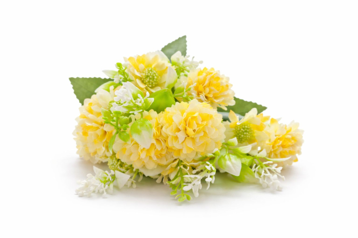 buchet-artificial-25-de-crizanteme-galbene [3]