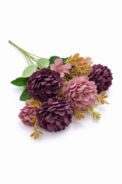 buchet-artificial-6-bujori-3-flori-roz-cu-visiniu [2]