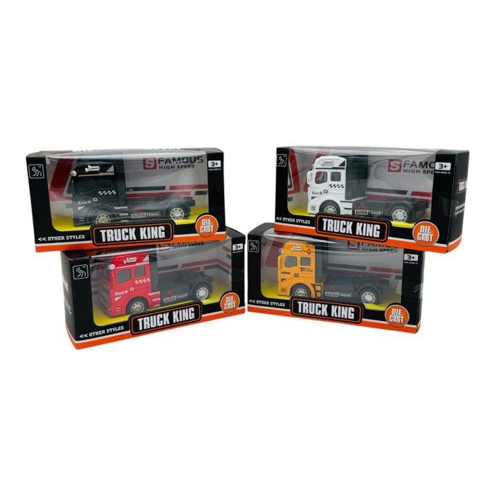 Camion de Jucarie Truck King - Design Compact si Realist, Disponibil in 4 Culori, 18×9×6cm  [2]