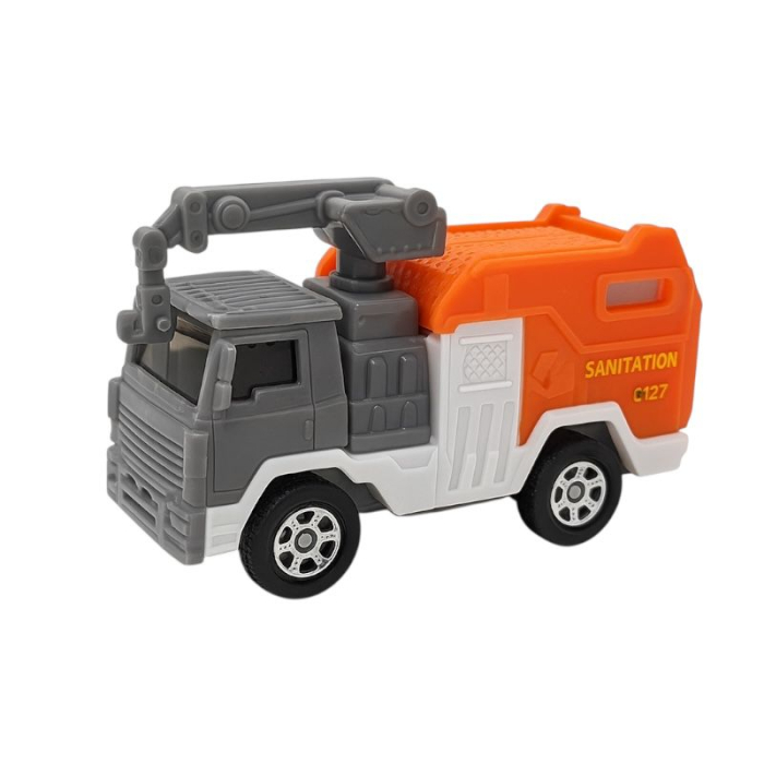 Camion Salubritate Jucarie Die-Cast Sanitation Truck – Pull Back Frictiune Copii 3+ [2]