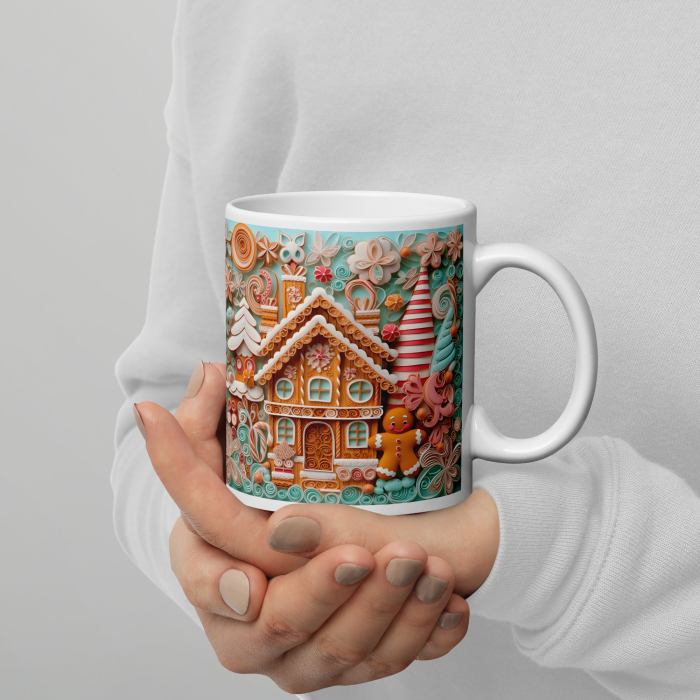 Cana Craciun 11 oz / 330 ml – ceramica – model festiv [5]