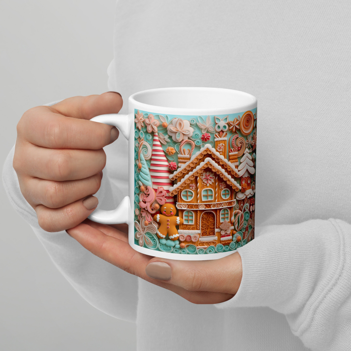 Cana Craciun 11 oz / 330 ml – ceramica – model festiv [4]