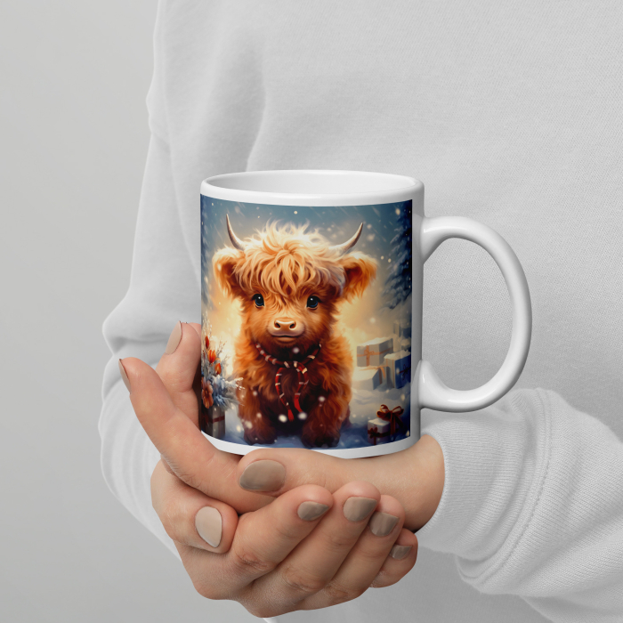 Cana Craciun 11 oz / 330 ml – ceramica – model festiv [5]