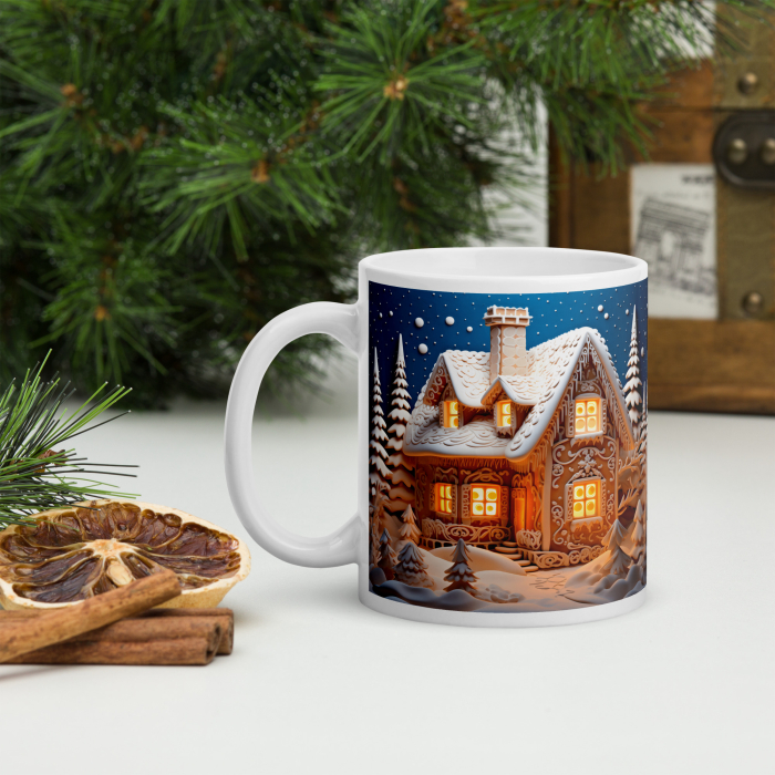 Cana Craciun 11 oz / 330 ml – ceramica – model festiv [2]