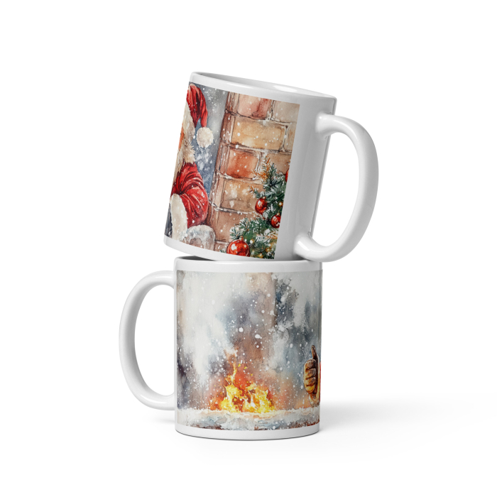 Cana ceramica Craciun 330 ml (11 oz) – design festiv, rezistenta [2]