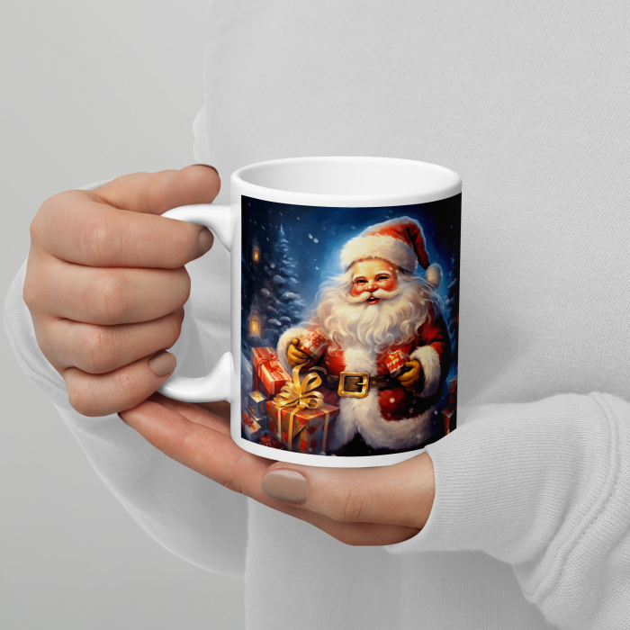 Cana Craciun 11 oz / 330 ml – ceramica – model festiv [4]