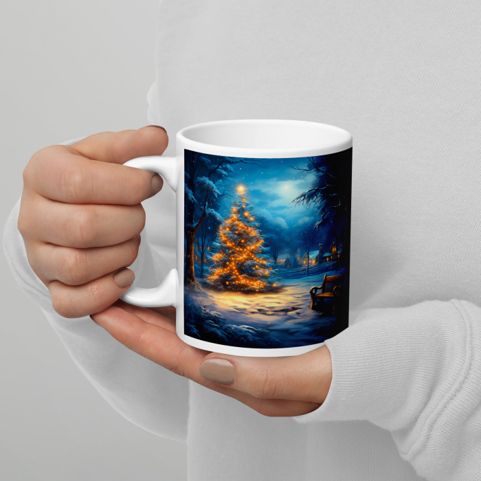 Cana Craciun 11 oz / 330 ml – ceramica – model festiv [4]