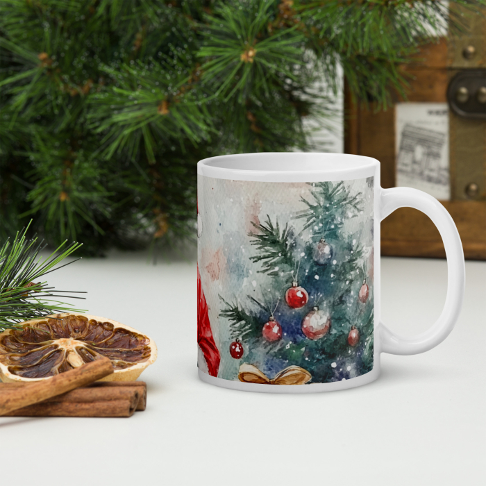 Cana ceramica Craciun 330 ml (11 oz) – design festiv, rezistenta [4]