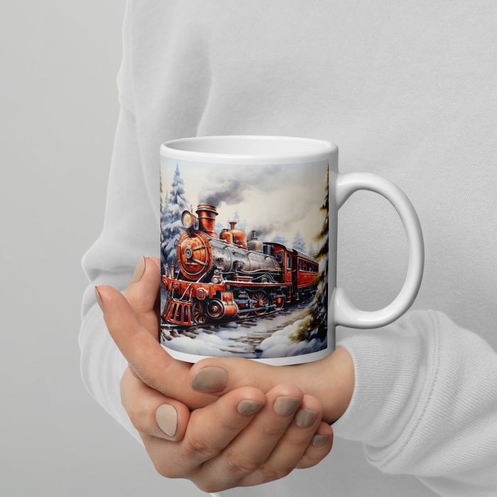 Cana Craciun 11 oz / 330 ml – ceramica – model festiv [5]