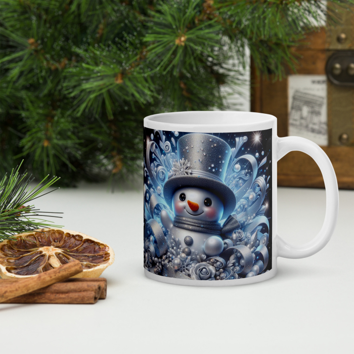 Cana Craciun 11 oz / 330 ml – ceramica – model festiv [2]